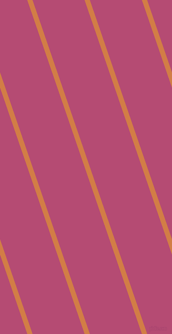 109 degree angle lines stripes, 10 pixel line width, 99 pixel line spacing, Raw Sienna and Royal Heath angled lines and stripes seamless tileable