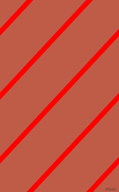 47 degree angle lines stripes, 16 pixel line width, 126 pixel line spacing, Red and Flame Pea angled lines and stripes seamless tileable