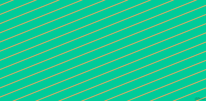 22 degree angle lines stripes, 3 pixel line width, 27 pixel line spacing, Sandy Brown and Caribbean Green angled lines and stripes seamless tileable