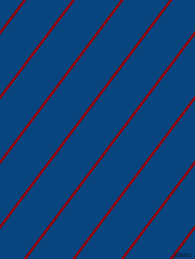 53 degree angle lines stripes, 5 pixel line width, 74 pixel line spacing, Sangria and Dark Cerulean angled lines and stripes seamless tileable