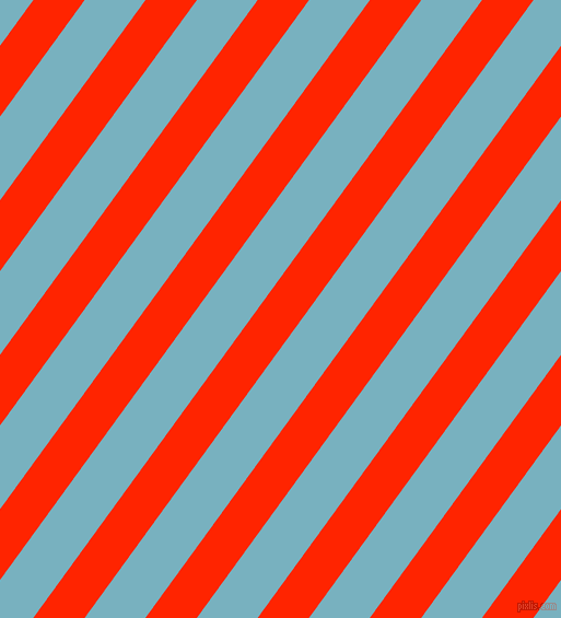 54 degree angle lines stripes, 38 pixel line width, 45 pixel line spacing, Scarlet and Glacier angled lines and stripes seamless tileable