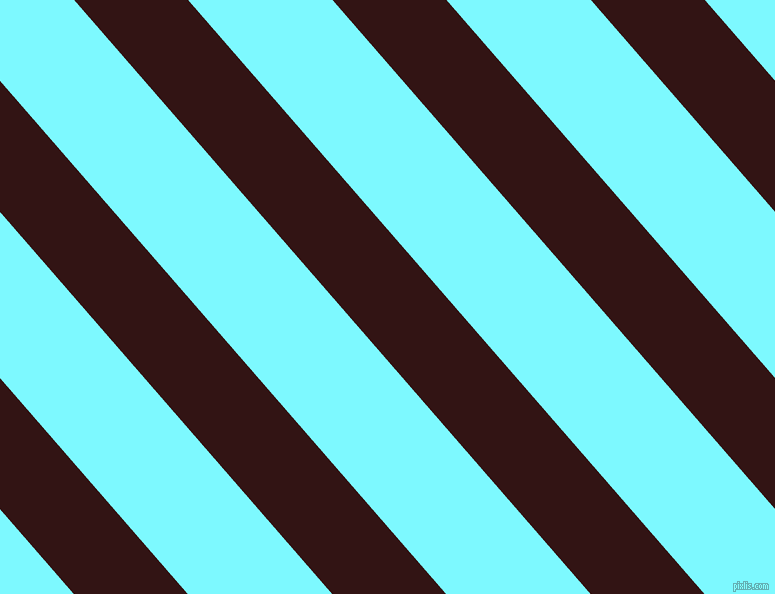 131 degree angle lines stripes, 86 pixel line width, 109 pixel line spacing, Seal Brown and Electric Blue angled lines and stripes seamless tileable