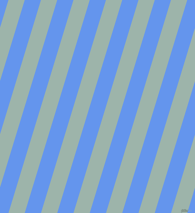 73 degree angle lines stripes, 53 pixel line width, 53 pixel line spacing, Skeptic and Cornflower Blue angled lines and stripes seamless tileable