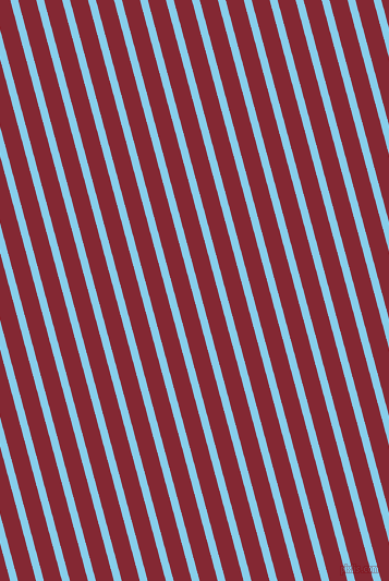 105 degree angle lines stripes, 7 pixel line width, 16 pixel line spacing, Sky Blue and Shiraz angled lines and stripes seamless tileable