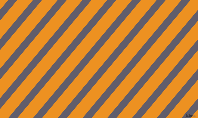 50 degree angle lines stripes, 23 pixel line width, 40 pixel line spacing, Smoky and Carrot Orange angled lines and stripes seamless tileable