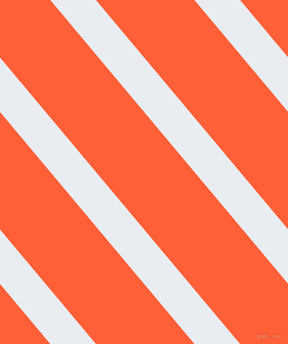 130 degree angle lines stripes, 51 pixel line width, 110 pixel line spacing, Solitude and Outrageous Orange angled lines and stripes seamless tileable