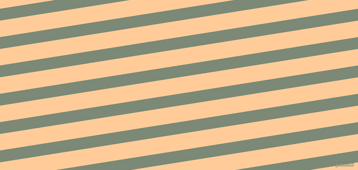 9 degree angle lines stripes, 23 pixel line width, 32 pixel line spacing, Spanish Green and Peach-Orange angled lines and stripes seamless tileable