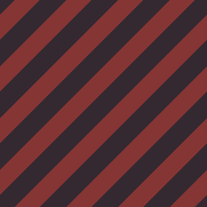 45 degree angle lines stripes, 61 pixel line width, 65 pixel line spacing, Tall Poppy and Melanzane angled lines and stripes seamless tileable