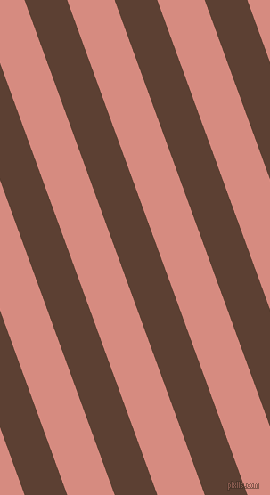 110 degree angle lines stripes, 45 pixel line width, 50 pixel line spacing, Very Dark Brown and My Pink angled lines and stripes seamless tileable