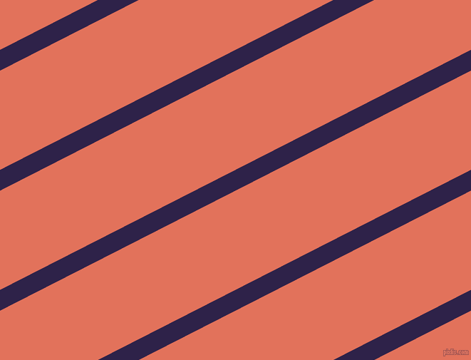 27 degree angle lines stripes, 26 pixel line width, 124 pixel line spacing, Violent Violet and Terra Cotta angled lines and stripes seamless tileable
