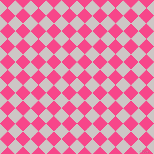 45/135 degree angle diagonal checkered chequered squares checker pattern checkers background, 38 pixel square size, Alto and Violet Red checkers chequered checkered squares seamless tileable