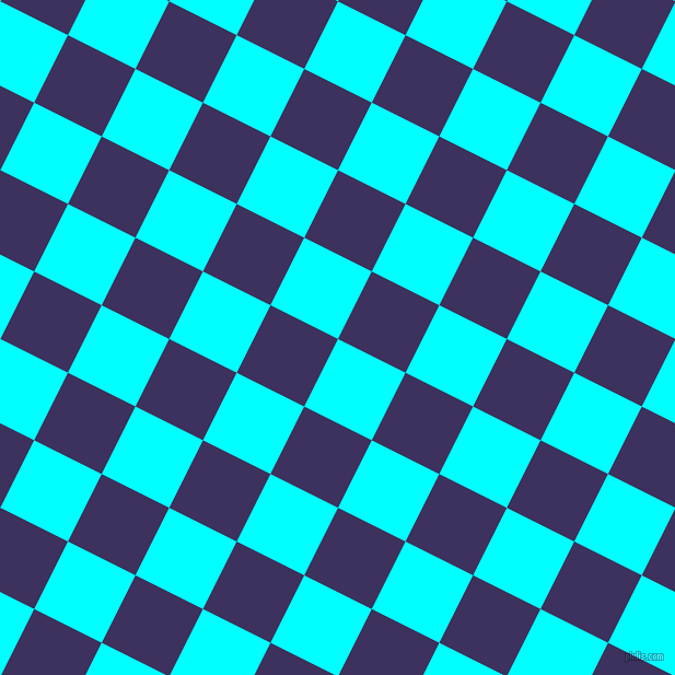 63/153 degree angle diagonal checkered chequered squares checker pattern checkers background, 69 pixel square size, , Aqua and Jacarta checkers chequered checkered squares seamless tileable
