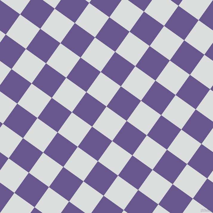 54/144 degree angle diagonal checkered chequered squares checker pattern checkers background, 83 pixel square size, Athens Grey and Butterfly Bush checkers chequered checkered squares seamless tileable