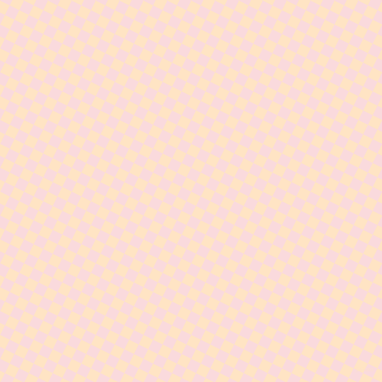 63/153 degree angle diagonal checkered chequered squares checker pattern checkers background, 22 pixel square size, , Bisque and Pale Pink checkers chequered checkered squares seamless tileable
