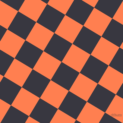 59/149 degree angle diagonal checkered chequered squares checker pattern checkers background, 70 pixel squares size, , Black Marlin and Coral checkers chequered checkered squares seamless tileable