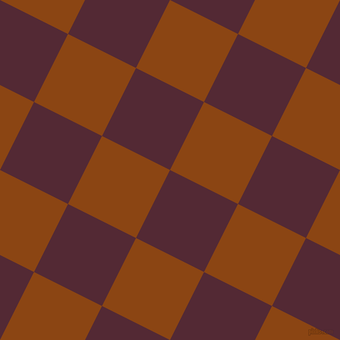 63/153 degree angle diagonal checkered chequered squares checker pattern checkers background, 108 pixel square size, , Black Rose and Saddle Brown checkers chequered checkered squares seamless tileable
