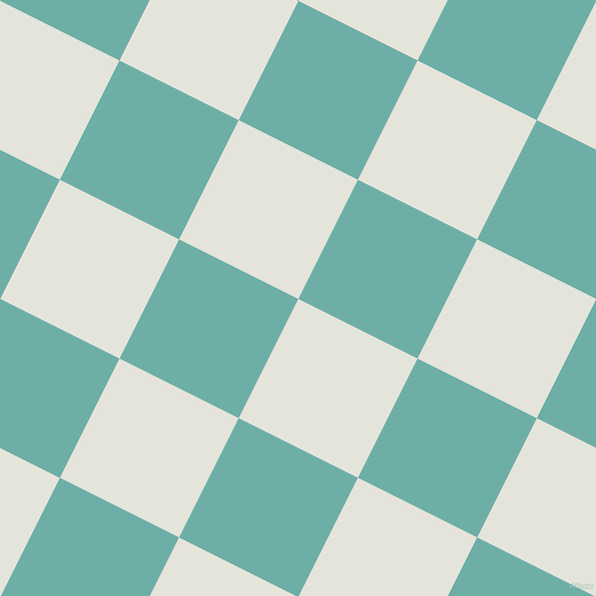 63/153 degree angle diagonal checkered chequered squares checker pattern checkers background, 189 pixel squares size, Black White and Tradewind checkers chequered checkered squares seamless tileable