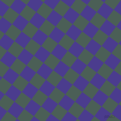 53/143 degree angle diagonal checkered chequered squares checker pattern checkers background, 42 pixel squares size, , Blue Gem and Viridian Green checkers chequered checkered squares seamless tileable