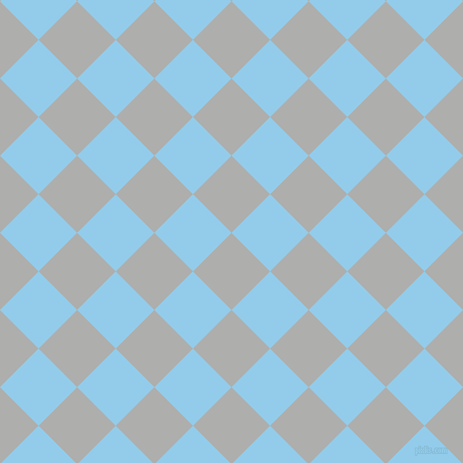 45/135 degree angle diagonal checkered chequered squares checker pattern checkers background, 60 pixel squares size, , Bombay and Cornflower checkers chequered checkered squares seamless tileable