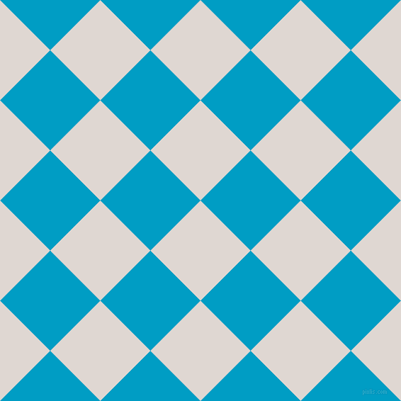 45/135 degree angle diagonal checkered chequered squares checker pattern checkers background, 100 pixel squares size, , Bon Jour and Pacific Blue checkers chequered checkered squares seamless tileable