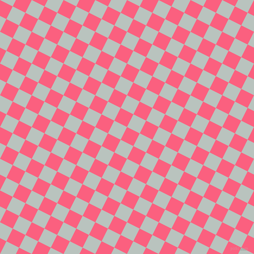 63/153 degree angle diagonal checkered chequered squares checker pattern checkers background, 28 pixel square size, Brink Pink and Tiara checkers chequered checkered squares seamless tileable