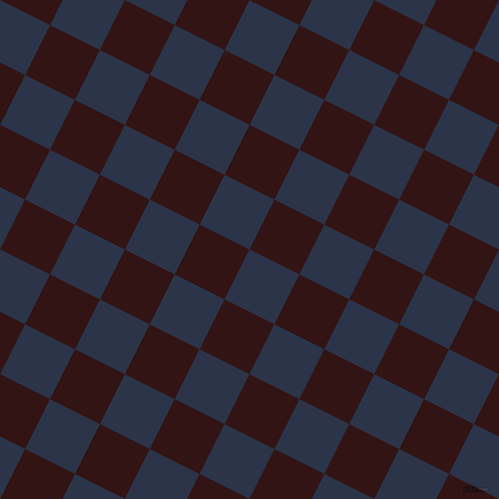 63/153 degree angle diagonal checkered chequered squares checker pattern checkers background, 80 pixel square size, Bunting and Seal Brown checkers chequered checkered squares seamless tileable
