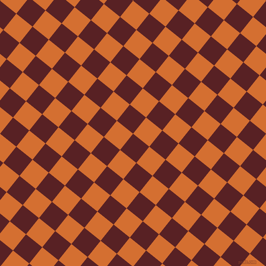 51/141 degree angle diagonal checkered chequered squares checker pattern checkers background, 41 pixel square size, , Burnt Crimson and Tango checkers chequered checkered squares seamless tileable