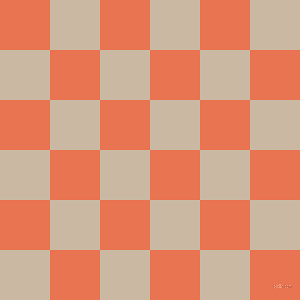 checkered chequered squares checkers background checker pattern, 98 pixel squares size, , Burnt Sienna and Grain Brown checkers chequered checkered squares seamless tileable