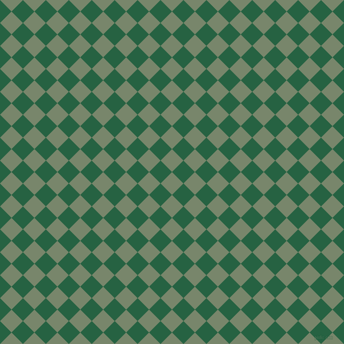 45/135 degree angle diagonal checkered chequered squares checker pattern checkers background, 32 pixel squares size, Camouflage Green and Green Pea checkers chequered checkered squares seamless tileable
