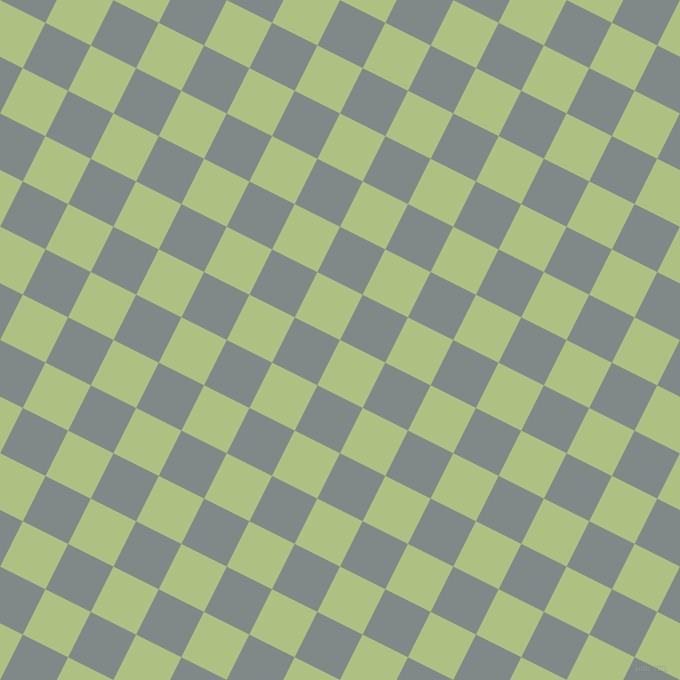 63/153 degree angle diagonal checkered chequered squares checker pattern checkers background, 57 pixel square size, Caper and Oslo Grey checkers chequered checkered squares seamless tileable