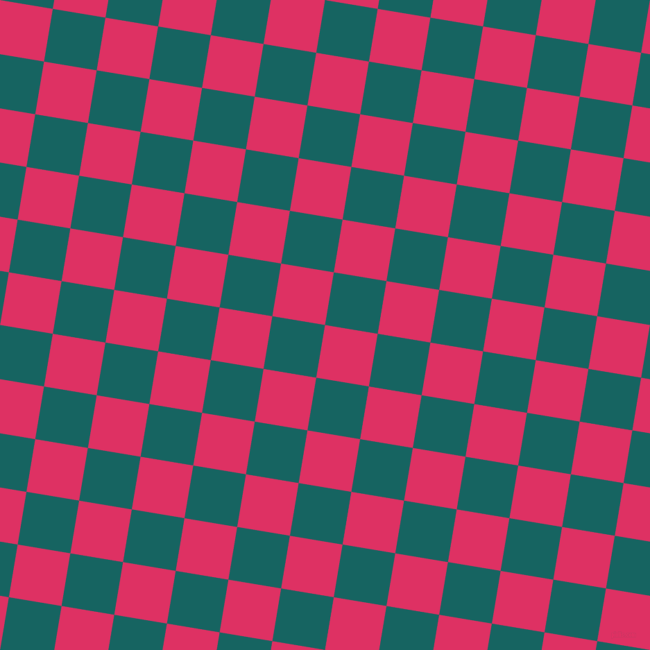81/171 degree angle diagonal checkered chequered squares checker pattern checkers background, 77 pixel square size, Cerise and Blue Stone checkers chequered checkered squares seamless tileable