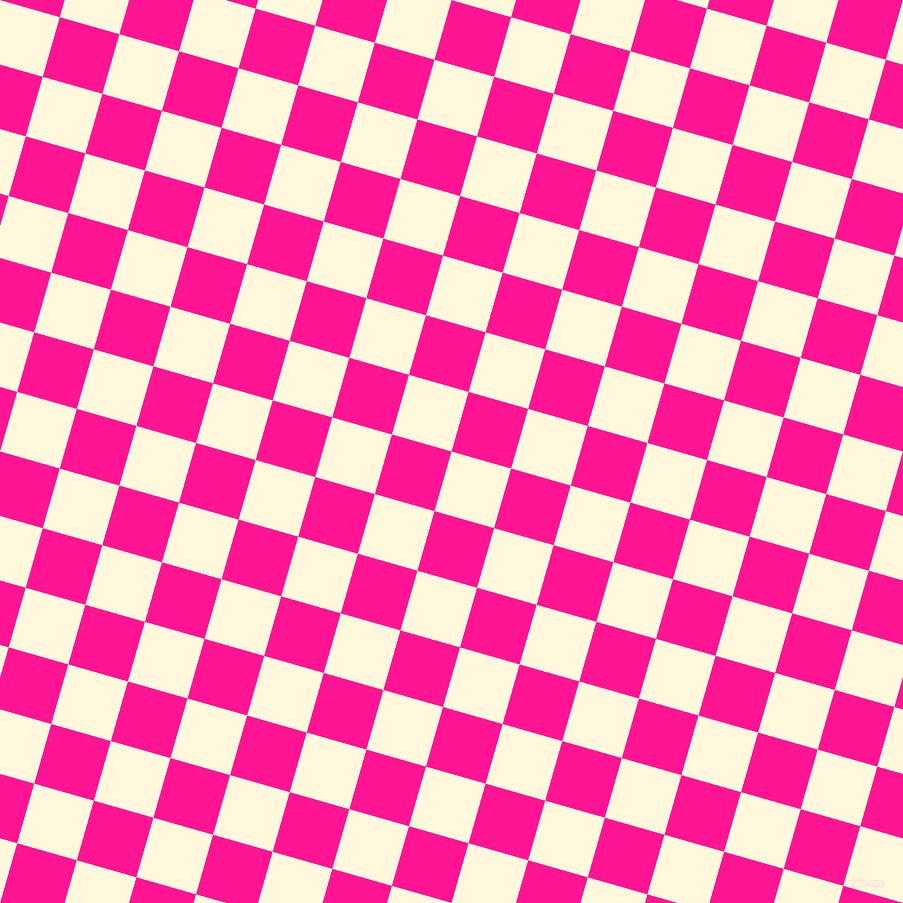 74/164 degree angle diagonal checkered chequered squares checker pattern checkers background, 62 pixel squares size, , Corn Silk and Deep Pink checkers chequered checkered squares seamless tileable