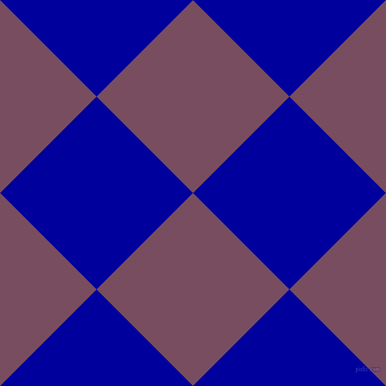 45/135 degree angle diagonal checkered chequered squares checker pattern checkers background, 195 pixel square size, , Cosmic and New Midnight Blue checkers chequered checkered squares seamless tileable