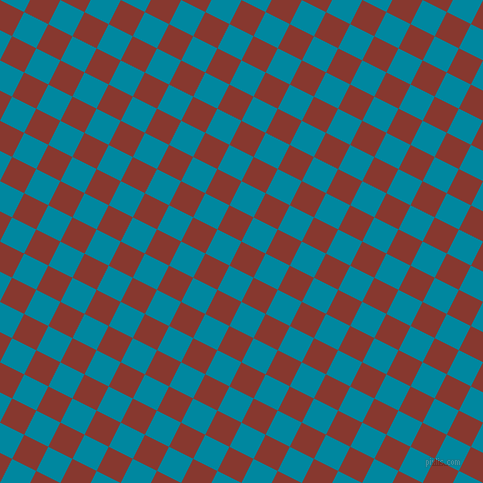 63/153 degree angle diagonal checkered chequered squares checker pattern checkers background, 27 pixel square size, , Crab Apple and Eastern Blue checkers chequered checkered squares seamless tileable