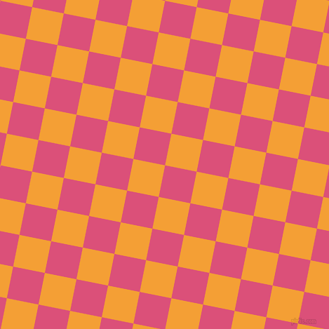 79/169 degree angle diagonal checkered chequered squares checker pattern checkers background, 46 pixel squares size, , Cranberry and Yellow Sea checkers chequered checkered squares seamless tileable