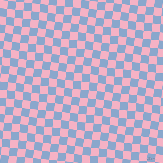 84/174 degree angle diagonal checkered chequered squares checker pattern checkers background, 28 pixel square size, , Cupid and Polo Blue checkers chequered checkered squares seamless tileable