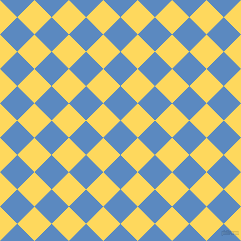 45/135 degree angle diagonal checkered chequered squares checker pattern checkers background, 50 pixel square size, Danube and Dandelion checkers chequered checkered squares seamless tileable