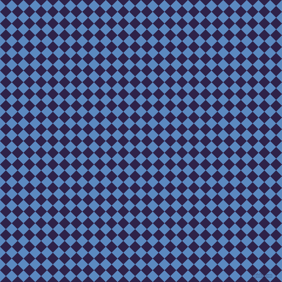 45/135 degree angle diagonal checkered chequered squares checker pattern checkers background, 17 pixel square size, , Danube and Violent Violet checkers chequered checkered squares seamless tileable