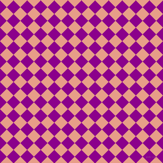 45/135 degree angle diagonal checkered chequered squares checker pattern checkers background, 32 pixel squares size, , Dark Magenta and Tonys Pink checkers chequered checkered squares seamless tileable