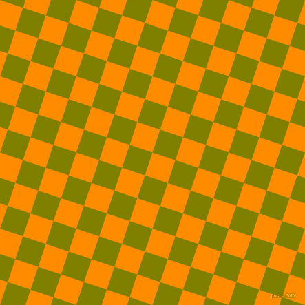 72/162 degree angle diagonal checkered chequered squares checker pattern checkers background, 35 pixel square size, , Dark Orange and Olive checkers chequered checkered squares seamless tileable