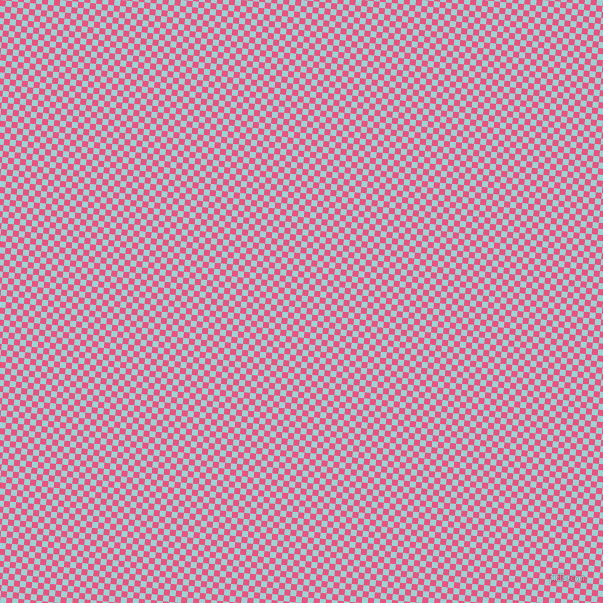 84/174 degree angle diagonal checkered chequered squares checker pattern checkers background, 6 pixel squares size, Dark Pink and Morning Glory checkers chequered checkered squares seamless tileable