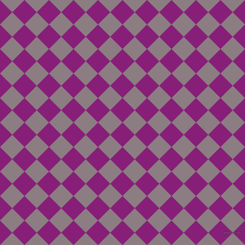 45/135 degree angle diagonal checkered chequered squares checker pattern checkers background, 35 pixel squares size, , Dark Purple and Venus checkers chequered checkered squares seamless tileable