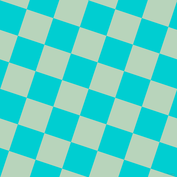 72/162 degree angle diagonal checkered chequered squares checker pattern checkers background, 90 pixel squares size, Dark Turquoise and Surf checkers chequered checkered squares seamless tileable