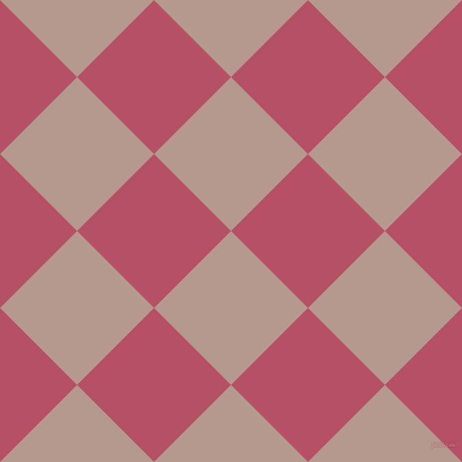 45/135 degree angle diagonal checkered chequered squares checker pattern checkers background, 159 pixel squares size, Del Rio and Blush checkers chequered checkered squares seamless tileable