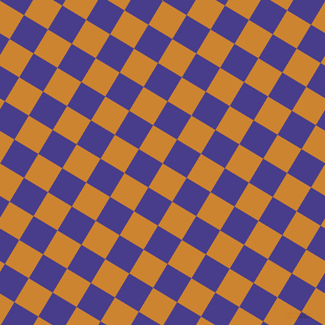 59/149 degree angle diagonal checkered chequered squares checker pattern checkers background, 40 pixel squares size, Dixie and Dark Slate Blue checkers chequered checkered squares seamless tileable