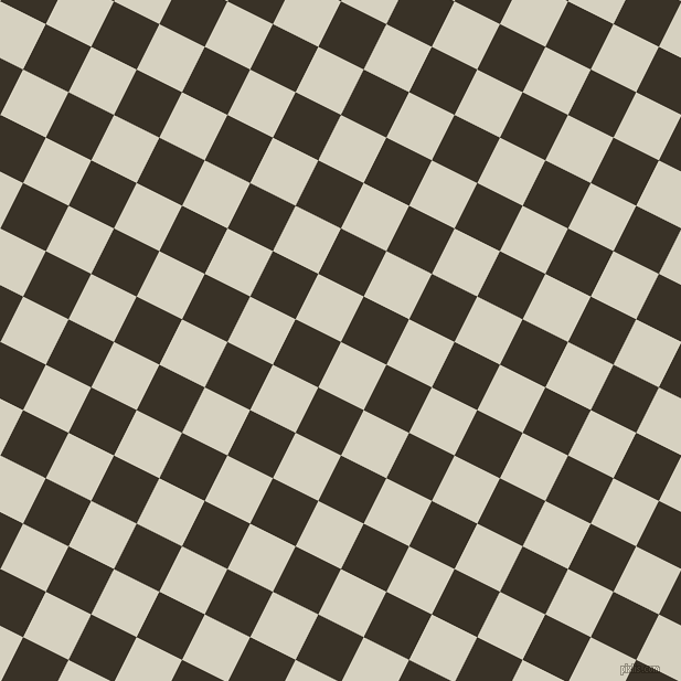 63/153 degree angle diagonal checkered chequered squares checker pattern checkers background, 46 pixel square size, , Ecru White and Creole checkers chequered checkered squares seamless tileable