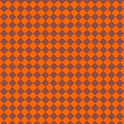 45/135 degree angle diagonal checkered chequered squares checker pattern checkers background, 19 pixel squares size, , El Salva and Safety Orange checkers chequered checkered squares seamless tileable