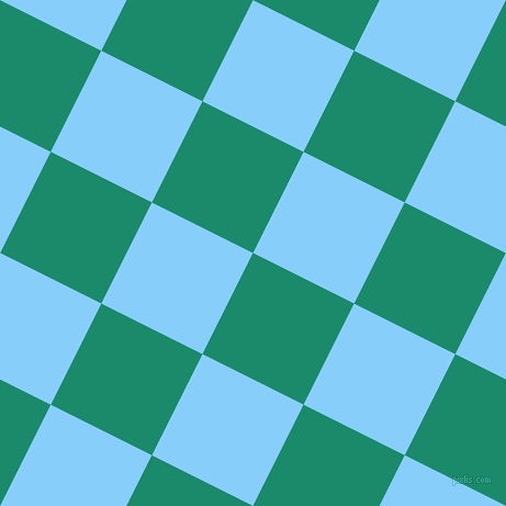 63/153 degree angle diagonal checkered chequered squares checker pattern checkers background, 103 pixel square size, Elf Green and Light Sky Blue checkers chequered checkered squares seamless tileable