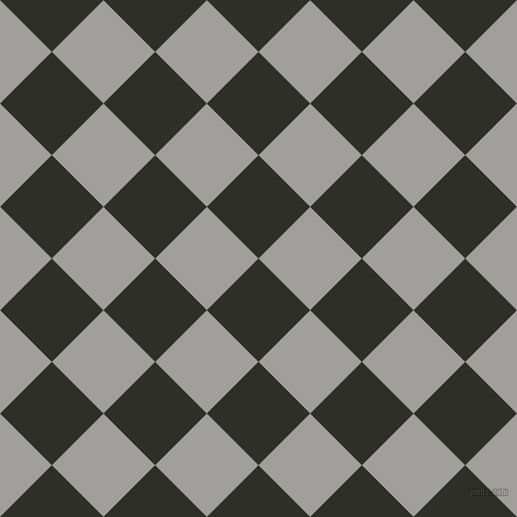 45/135 degree angle diagonal checkered chequered squares checker pattern checkers background, 67 pixel squares size, Eternity and Mountain Mist checkers chequered checkered squares seamless tileable