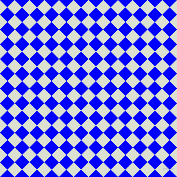 45/135 degree angle diagonal checkered chequered squares checker pattern checkers background, 36 pixel square size, , Feta and Blue checkers chequered checkered squares seamless tileable